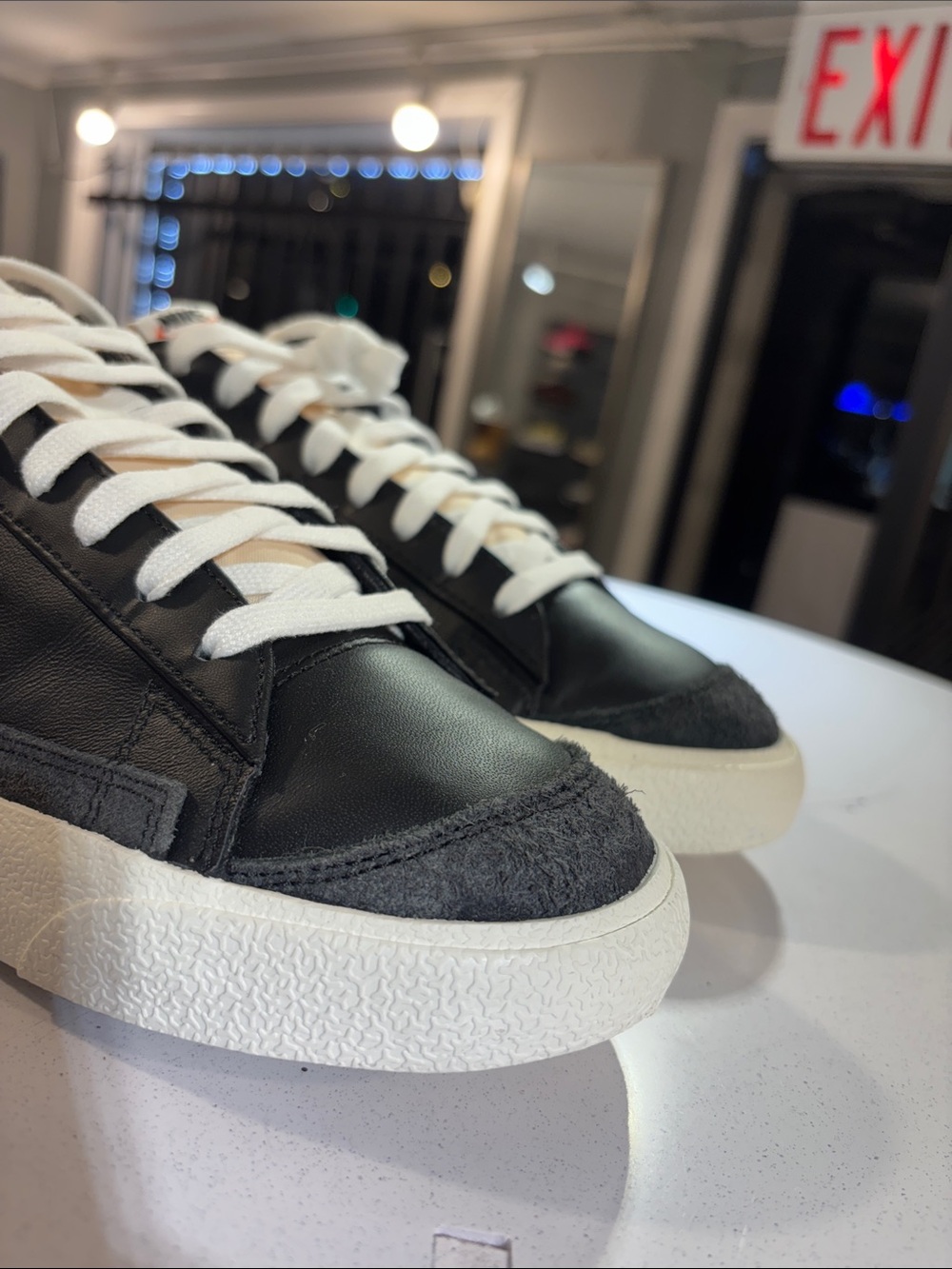 Nike Blazer low black white size 11 - Picture 10 of 12